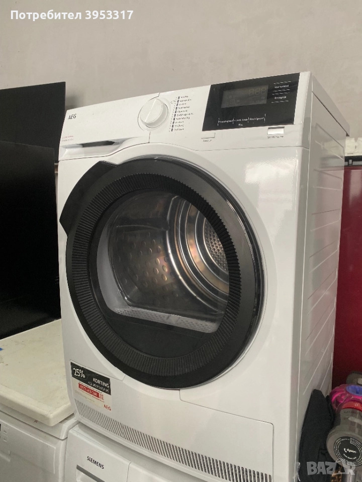 Сушилня AEG TR818A4E, 8 кг, Инверторен мотор, Термопомпа, снимка 1