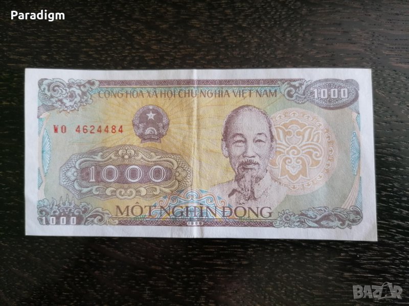 Банкнота - Виетнам - 1000 донги | 1988г., снимка 1