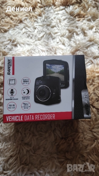 Видеорегистратор RawLink 1080P резолюция, нощно виждане, G-сензор, детектор на движение, снимка 1