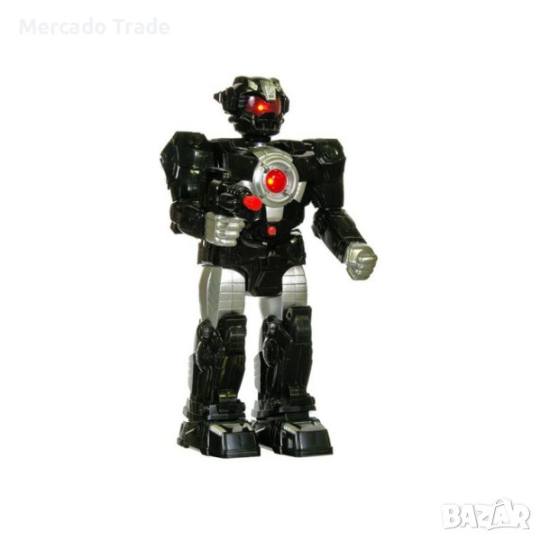 Робот Mercado Trade, Със звук, светлина и движение. Черен, снимка 1