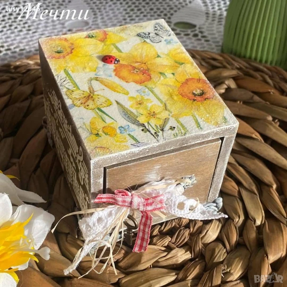 Кутийка-Слънчеви нарциси!, снимка 1