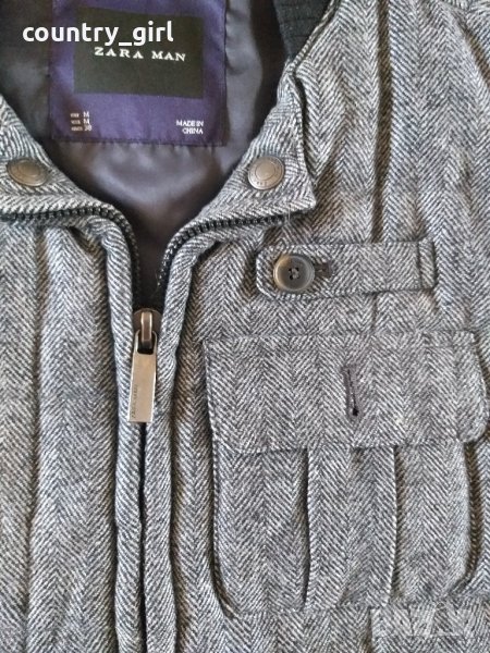 zara - страхотен мъжки елек-ВЪЛНА, снимка 1