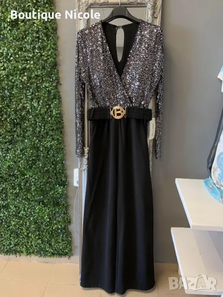 Парти гащеризон с пайети  , снимка 1