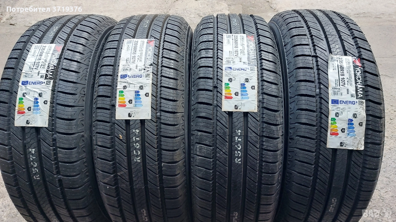 Нови гуми 235/60/18 Yokohama 4 броя , снимка 1