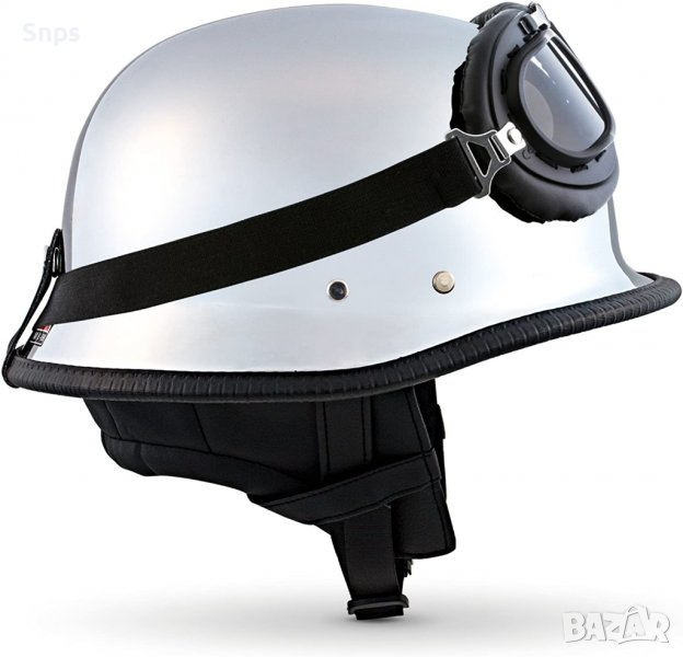  Ретро каска за Chopper Cruiser Vintage Bobber, М(57-58 см), снимка 1