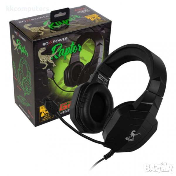 Гейминг слушалки ROXPOWER RAPTOR LH-30      Производител: Roxpower     Модел: RAPTOR LH-30     Код: , снимка 1
