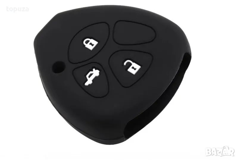 Силиконов кейс (калъф) за Toyota Avensis Camry Corolla Rav4 Kluger Land Cruiser Prado Yaris Ech, снимка 1