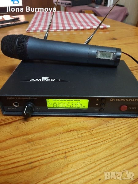 "SENNHEISER" EW 100 UHF CONDENSER MIC-790-822 MH 2, снимка 1