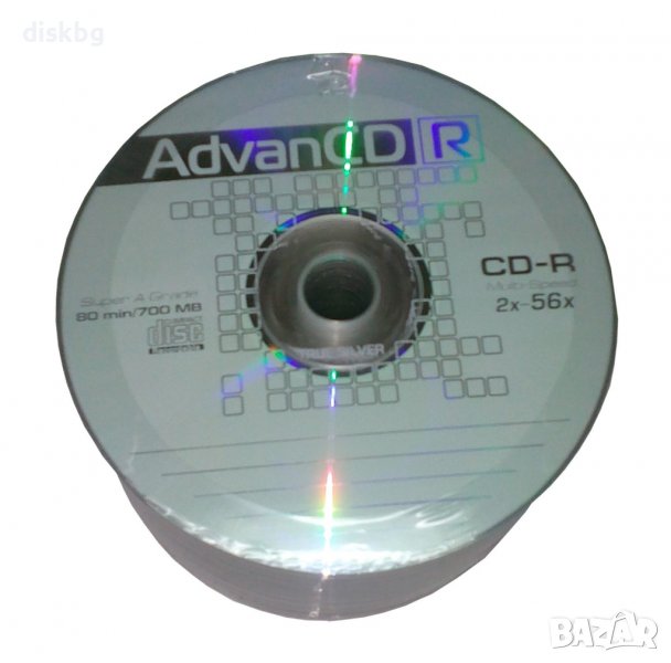 CD-R Advan 700MB, 80min, 2x-56x - празни дискове , снимка 1