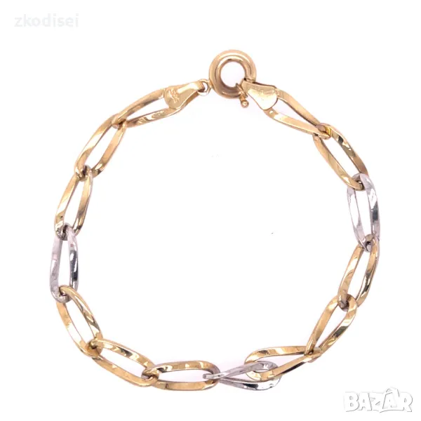 Златна дамска гривна 4,36гр.14кр. проба:585 модел:28096-4, снимка 1