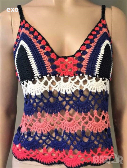 Ефектен топ, Секси бюстие, Летен топ, снимка 1