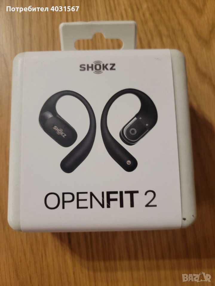 SHOKZ OpenFit 2 безжични слушалки TWS, Calls/Music, Bluetooth, черен, снимка 1