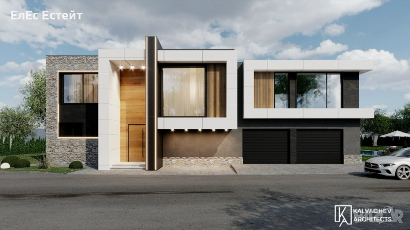 ПРОДАВА СЕ! Новострояща се луксозна къща близо до Пловдив, снимка 1