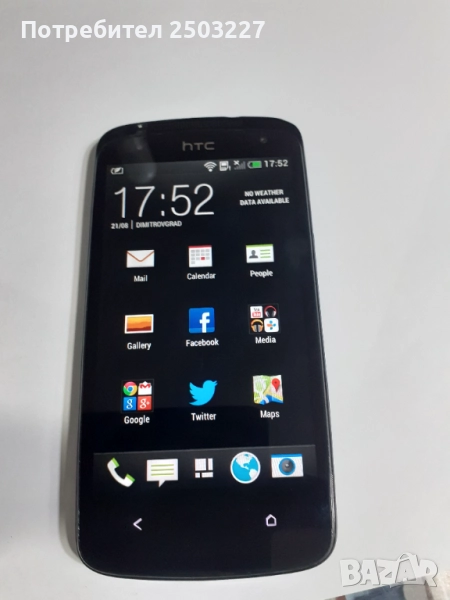 HTC Desire 500 black, снимка 1