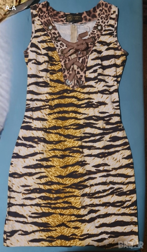 Атрактивна рокля с тигров принт, снимка 1