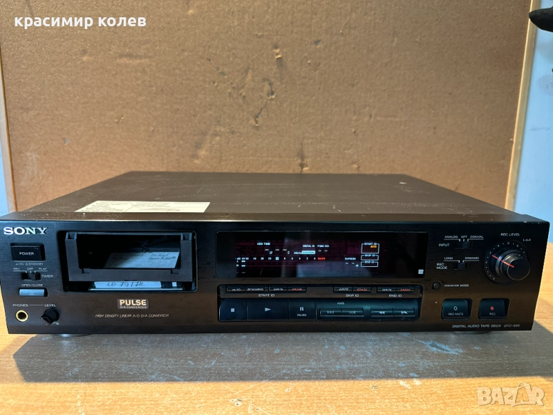 DAT дек "SONY DTC-690", снимка 1