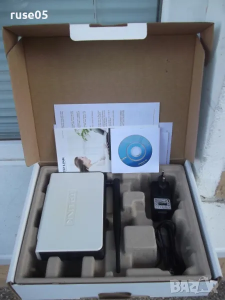 Рутер безжичен "N TP-LINK TL-WR740N" работещ, снимка 1