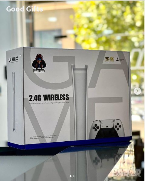 4K HDMI Ретро Конзола за игри с безжични джойстици, Вградени 20 000 игри, снимка 1