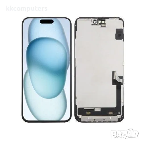 LCD Дисплей за iPhone 15 Plus 6.7 + Тъч скрийн / Черен / КЛАС B Баркод : 483762, снимка 1