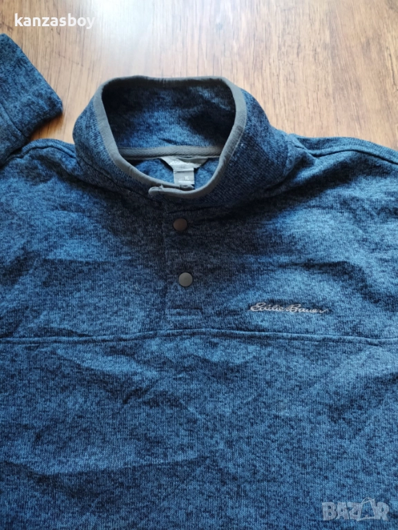 eddie bauer Half Zip - страхотна мъжка блуза КАТО НОВА ХЛ, снимка 1