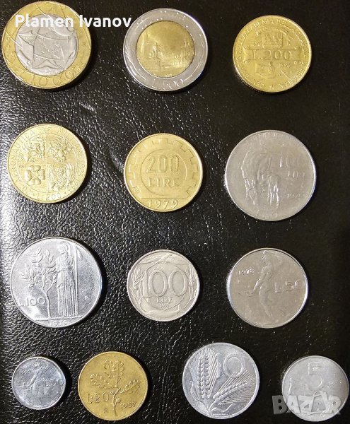 Голям лот стари монети от Италия добро състояние, снимка 1
