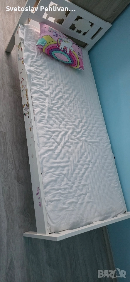 Детско легло Ikea – бяло, запазено, снимка 1