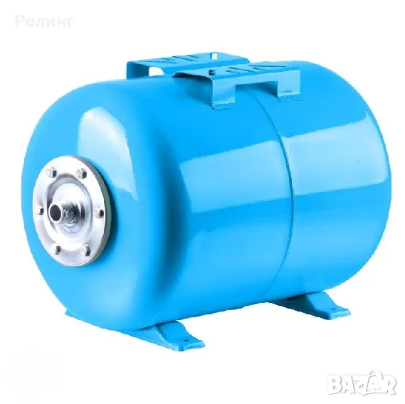 Разширителен съд Sparta, за вода под налягане, хоризонтален, PWT-50, 50 литра, EPDM/997027, снимка 1