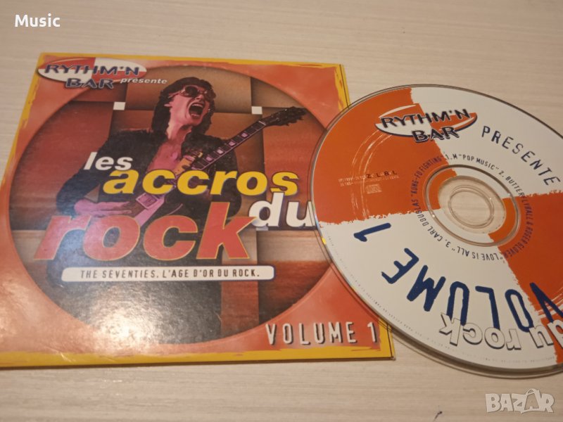  Rythm'n Bar Présente Les Accros Du Rock - Volume 1 оригинален диск, снимка 1