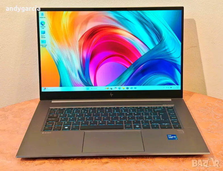 NVidia RTX A2000 / Intel Core i7-11850H / 32GB RAM / 512GB SSD NVMe / HP ZBook Studio 15 Gen 8, снимка 1