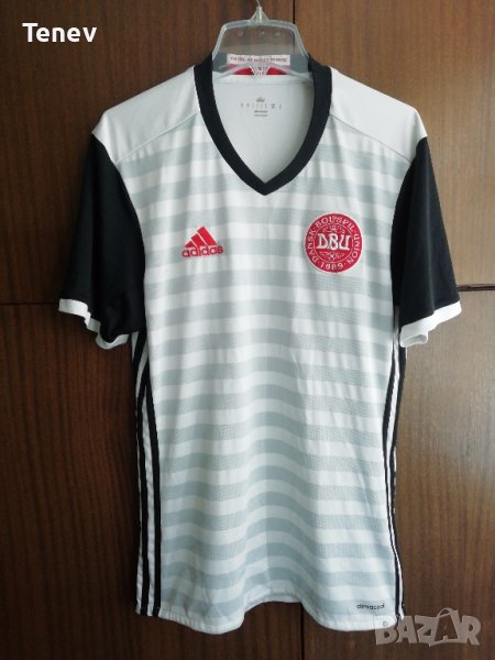 Denmark Adidas оригинална тениска футболна фланелка Дания Национален Отбор размер S, снимка 1