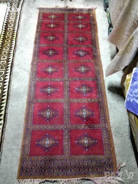 Ръчно тъкана вълнена пътека. , снимка 1