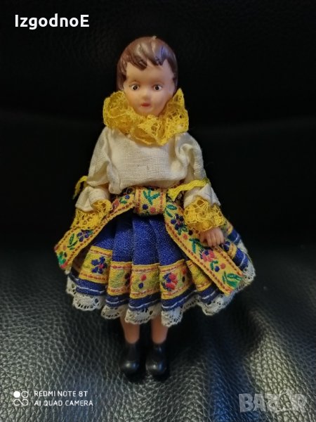 Малка стара мека кукла, соц кукла, снимка 1