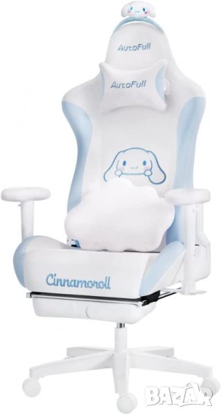 Геймърски стол / офис стол AF101WSB, снимка 1