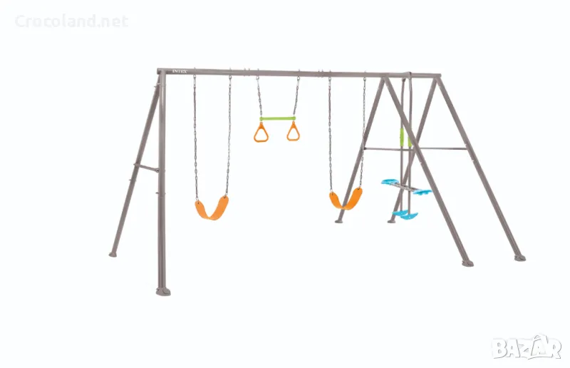 Комбинирана детска люлка Intex, 4в1, 4.67 х 2.54 х 2.11 см, безопасна, сглобяема, за деца, снимка 1