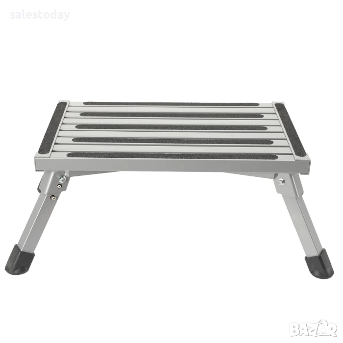 Помощно стъпало, Сгъваема степенка, метал, снимка 1