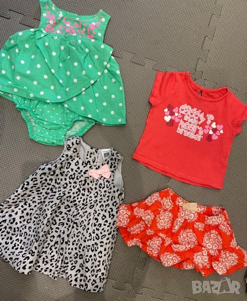 Carters 2бр рокли и комплект 0-3м, снимка 1