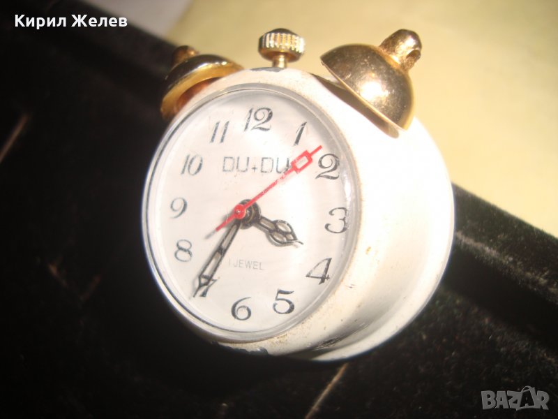 DU+DU 1 JEWEL СТАР РЯДЪК МИНИАТЮРЕН МЕХАНИЧЕН БУДИЛНИК за КОЛЕКЦИЯ 6978, снимка 1