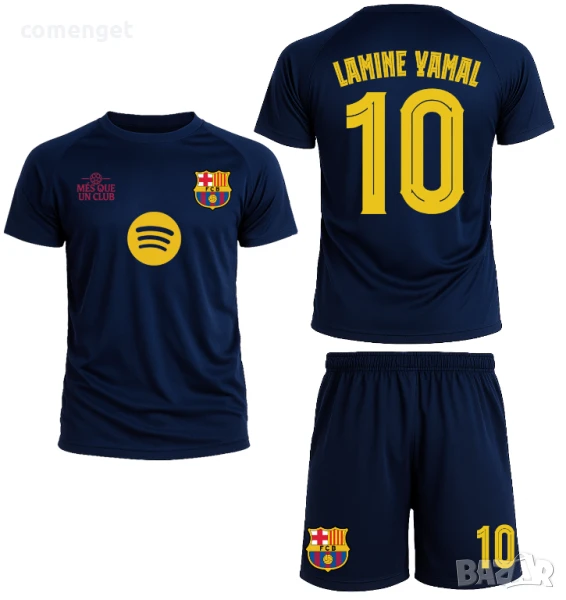 NEW 2026! DRI-FIT екипи /тениска и шорти/ БАРСЕЛОНА BARCELONA! Поръчай с ИМЕ и НОМЕР по ИЗБОР!, снимка 1