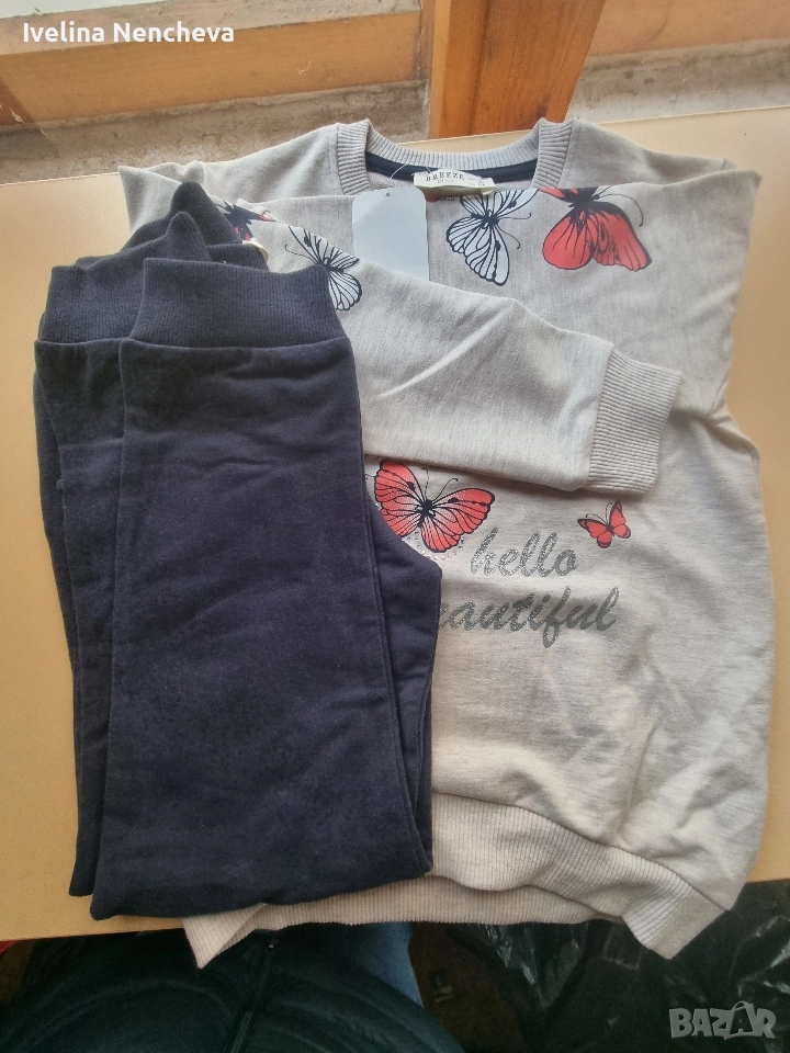 Комплект Долнище и блуза 116 размер Момиче, снимка 1