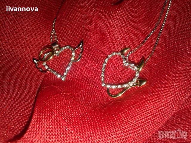 Медальон Ангелско сърце, снимка 1