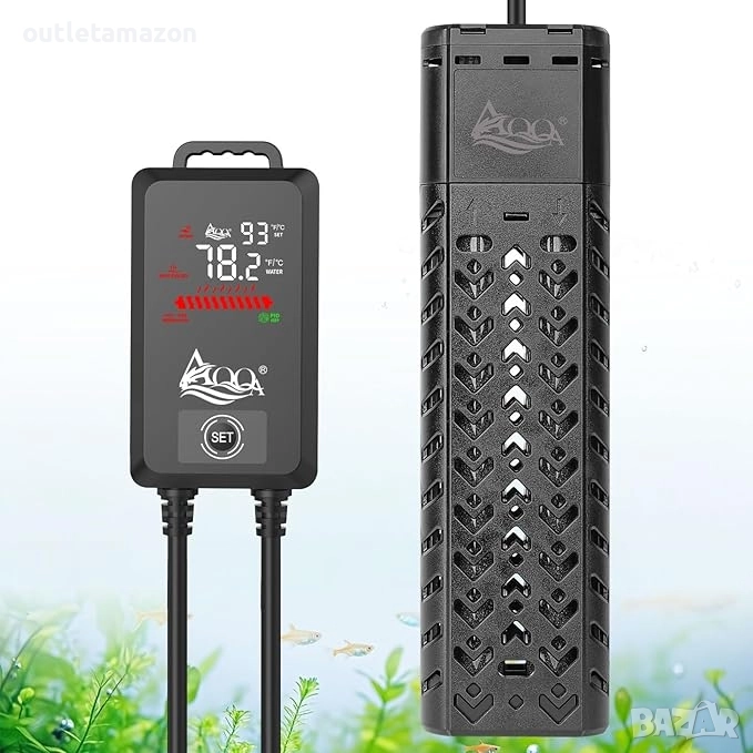 AQQA Нагревател за аквариум 800W Нагревател за голям аквариум, снимка 1