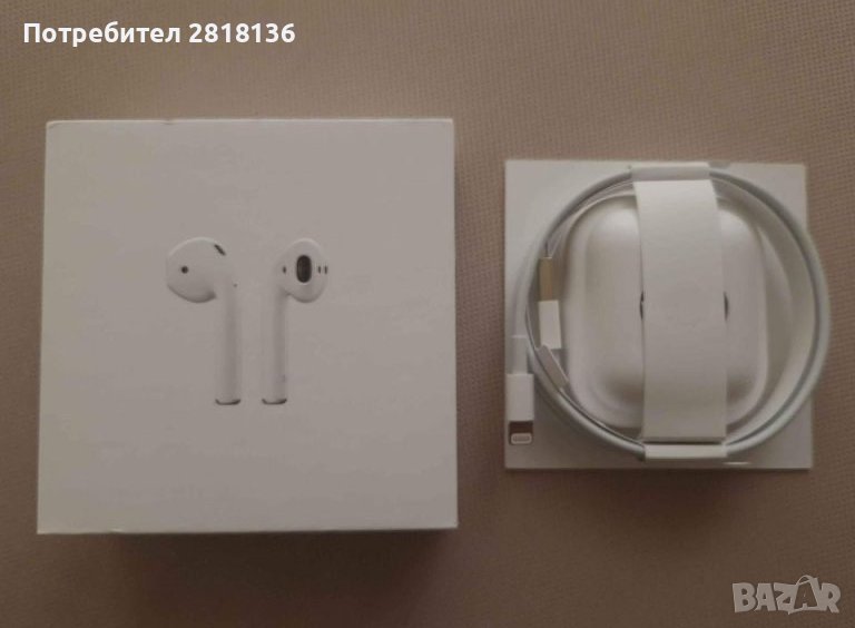 APPLE LIGHTNING USB CABLE 1M MXLY2ZM/A Нов кабел в оригинална кутийка на  AirPods 2, снимка 1