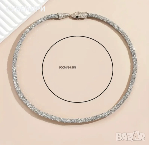 Колие змия, снимка 4 - Колиета, медальони, синджири - 52905182