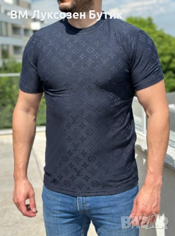 👕💥 МЪЖКИ ТЕНИСКИ LOUIS VUITTON СТИЛ – ТОП ПРОМОЦИЯ НА СЕДМИЦАТА! 💥👕, снимка 2 - Тениски - 50458076