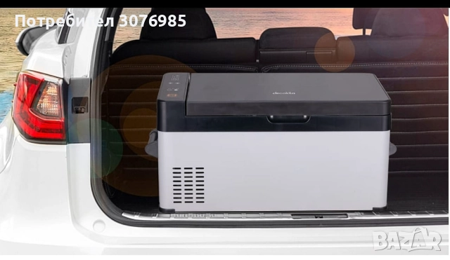 Компресорен хладилник и фризер за кола 30 литра 12/24/220 V, 45W, снимка 3 - Хладилни чанти - 52208605