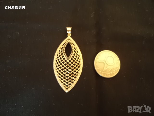 дамски златен медальон, снимка 2 - Колиета, медальони, синджири - 38653664