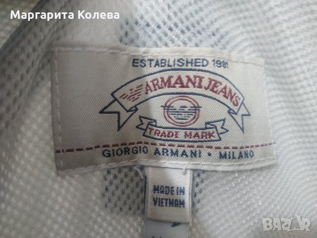 Пролетно оригинално яке Giorgio Armani, размер S/M, снимка 6 - Якета - 32523857