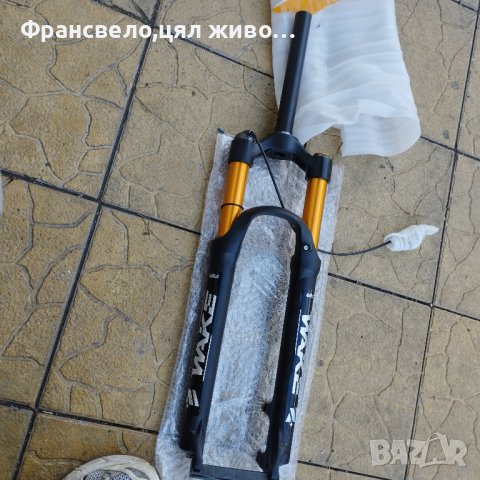 Нова 27.5 и 29 цола Вилка за велосипед колело стержен 28.6 въздушна заключване кормило ход 120