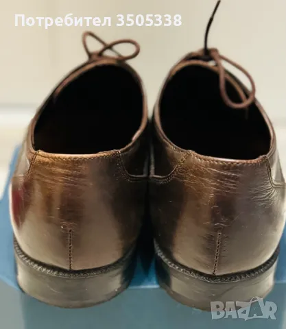 Елегантни мъжки обувки на Lloyd в кафяво, естествена кожа, с връзки , снимка 9 - Официални обувки - 47993639