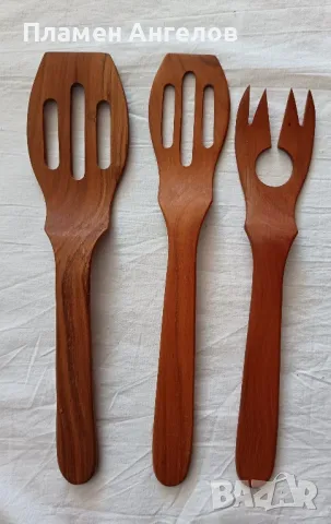 Комплект дървени бъркалки-10броя, снимка 2 - Прибори за хранене, готвене и сервиране - 49573228